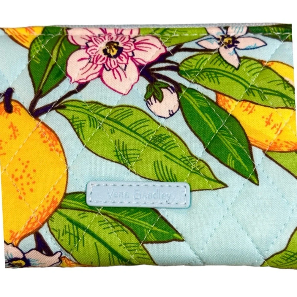 Vera Bradley Ultralight RFID Accordion Wristlet in Lemon Grove​ - Picture 3 of 5